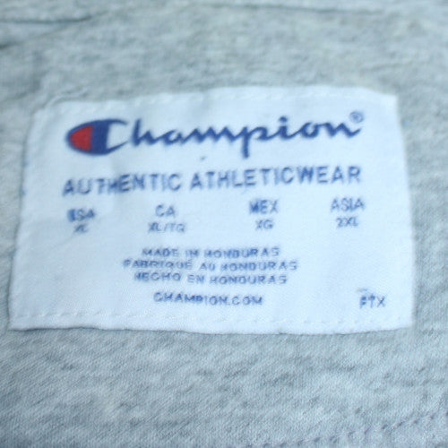Champion Men Black XL Full Zip Hoodie Sweatshirt