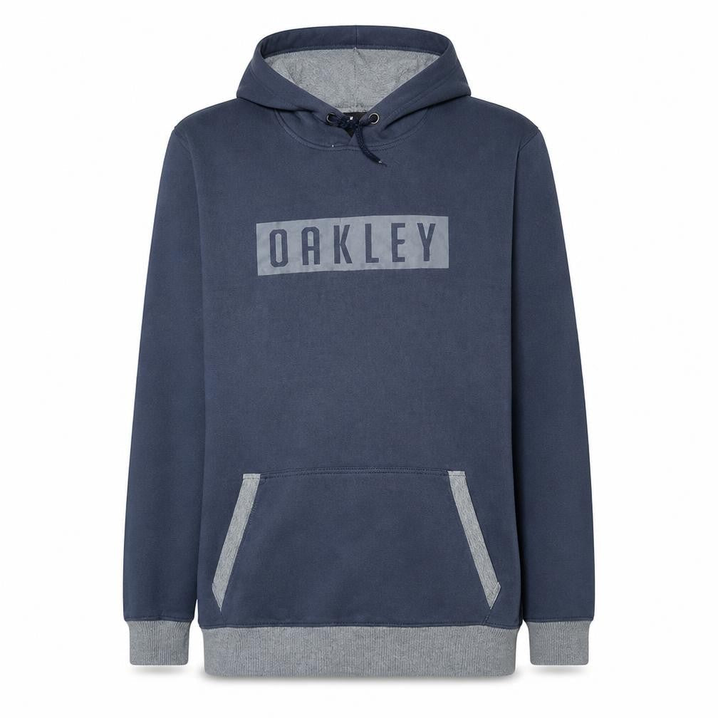 Oakley Men's Blue XL Pullover Hoodie Regular Fit Logo Graphic