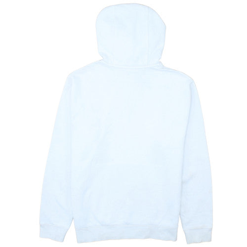 Nike Men's White Pullover Hoodie M Regular Fit Fleece Sweatshirt