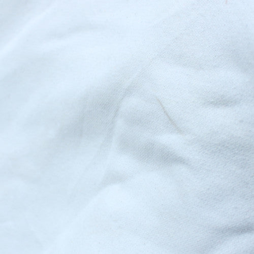 Nike Men's White Pullover Hoodie M Regular Fit Fleece Sweatshirt