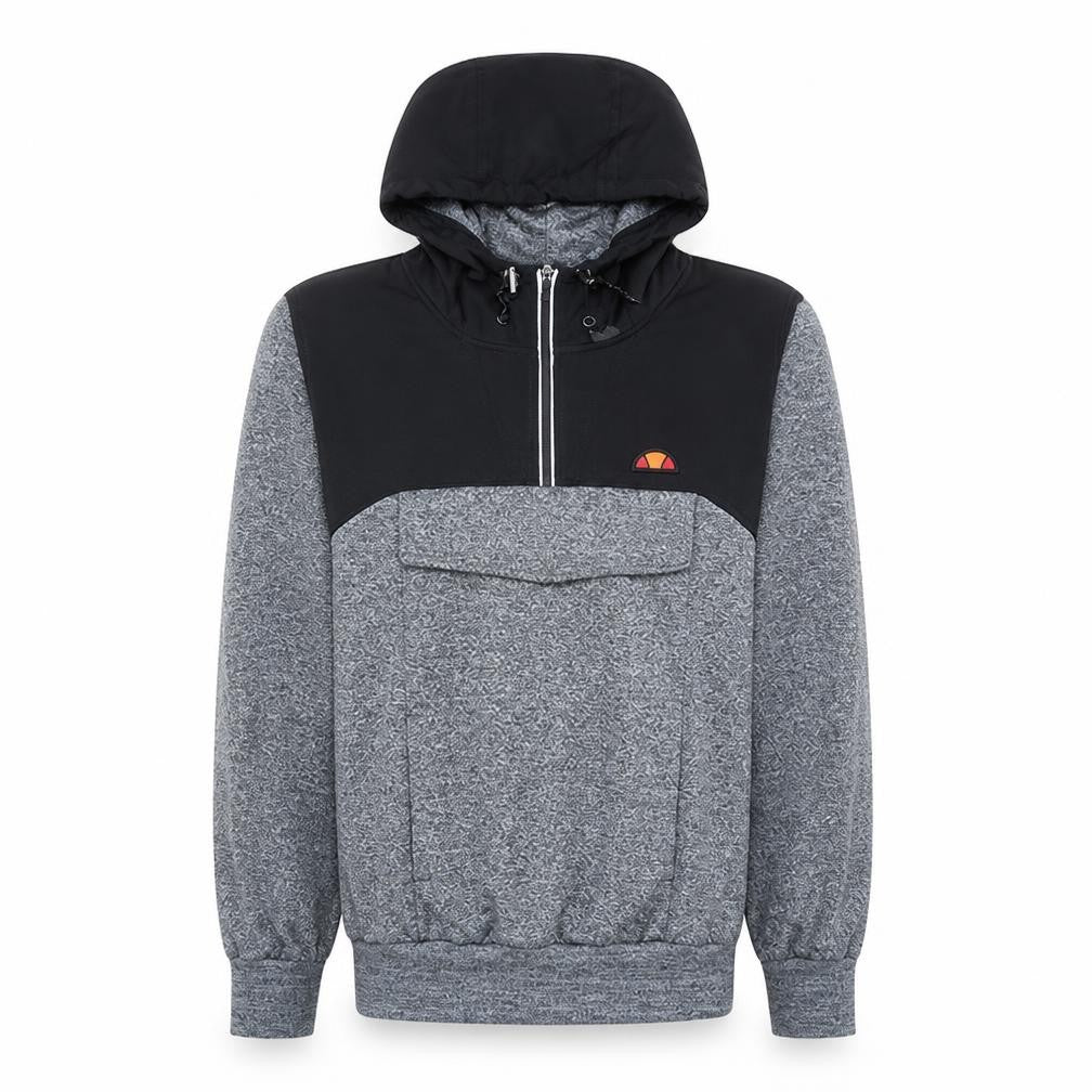 Ellesse Men's Grey Half Zip Hoodie XS Regular Fit Sportswear
