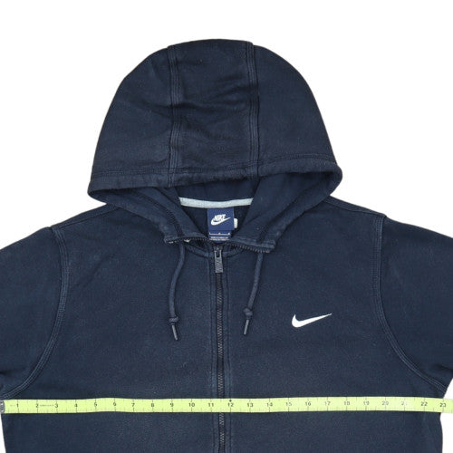 Nike Men's Blue Full Zip Hoodie Size L Sports Fleece Sweatshirt
