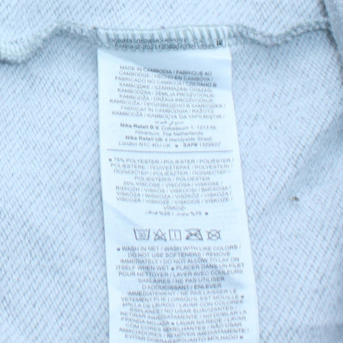 Nike Men's Grey Full Zip Dri-FIT Hoodie 2XL Sportswear