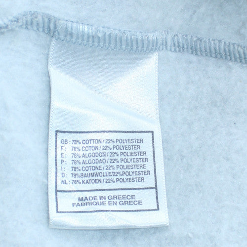Nike Men's Grey 1/4 Zip Sweatshirt Medium Regular Fit