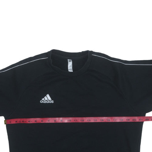 Adidas Men's Black Pullover Sweatshirt Size M Crew Neck