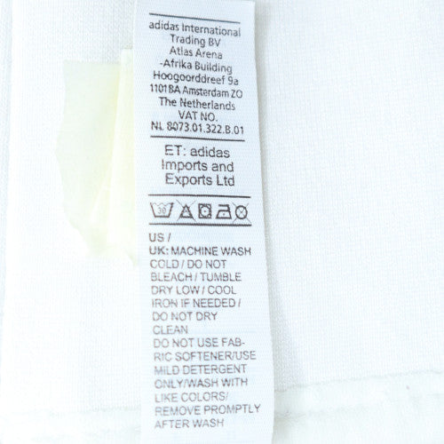 Adidas Womens White Jogger Trousers Size L Lightweight Sports Pants