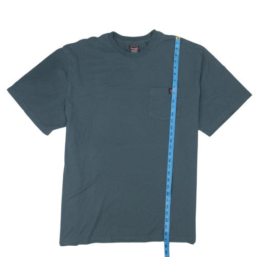 Wrangler Mens Green 3XLT Workwear Short Sleeve Cotton T-Shirt
