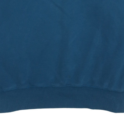 Fred Perry Men's Blue Cotton Crew Neck Sweatshirt Size L