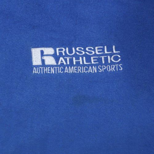 Russell Athletic Men's Blue Pullover Sweatshirt L Crew Neck Fleece Vintage