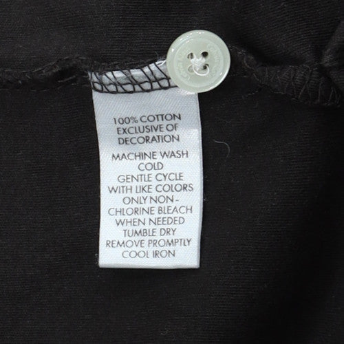 Calvin Klein Men's Black Cotton Polo Shirt XL Regular Fit