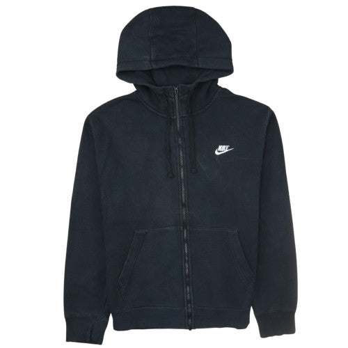 Nike Men's Black Full Zip Hoodie Size M Hooded Sweatshirt