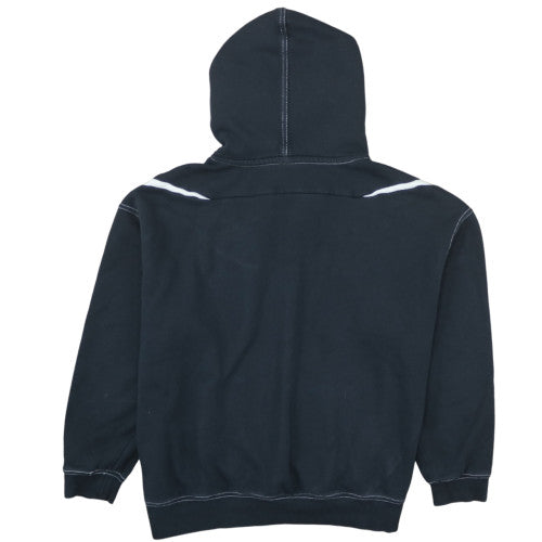 Nike Womens Black Pullover Hoodie Medium Cotton Blend Casual Sweatshirt