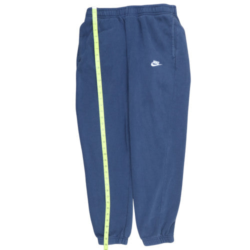 Nike Men Blue Fleece Sweatpants Regular Fit Size M