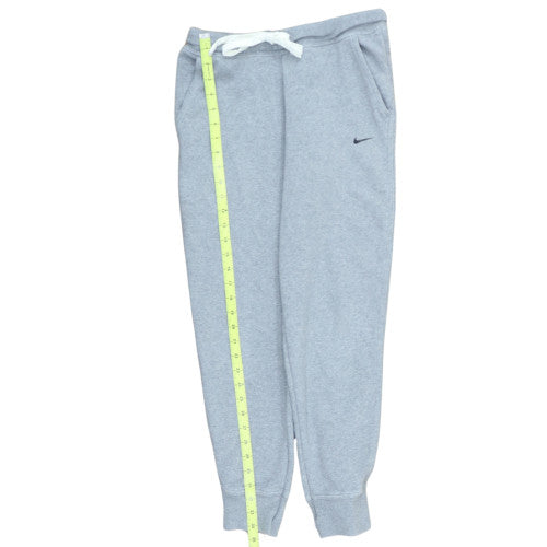 Nike Men's Grey Dri-Fit Sweatpants S Regular Fit Drawstring