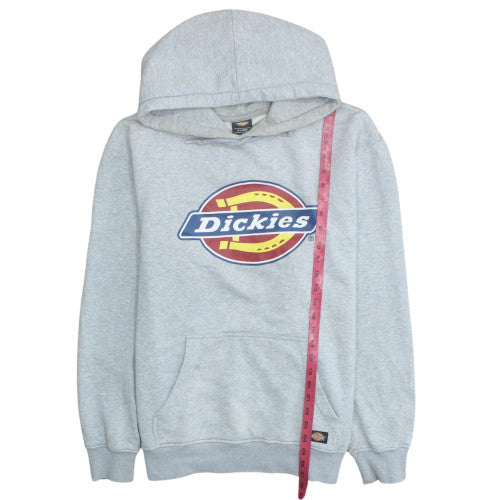Dickies Men's Grey XL Pullover Hoodie Logo Fleece Sweatshirt