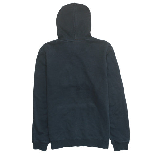 Puma Womens Black Pullover Hoodie M Cotton Blend Logo Hooded Sweatshirt