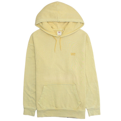 Levi's Men's Yellow Relaxed Fit Pullover Hoodie Size L