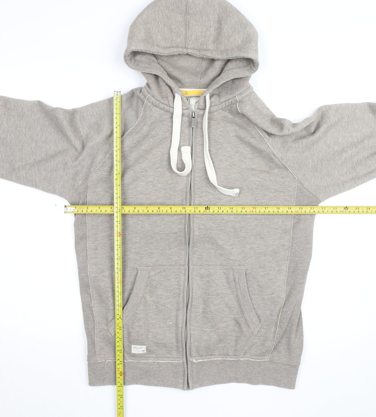 Easy Premium Clothing Men's Grey Full Zip Hoodie Medium