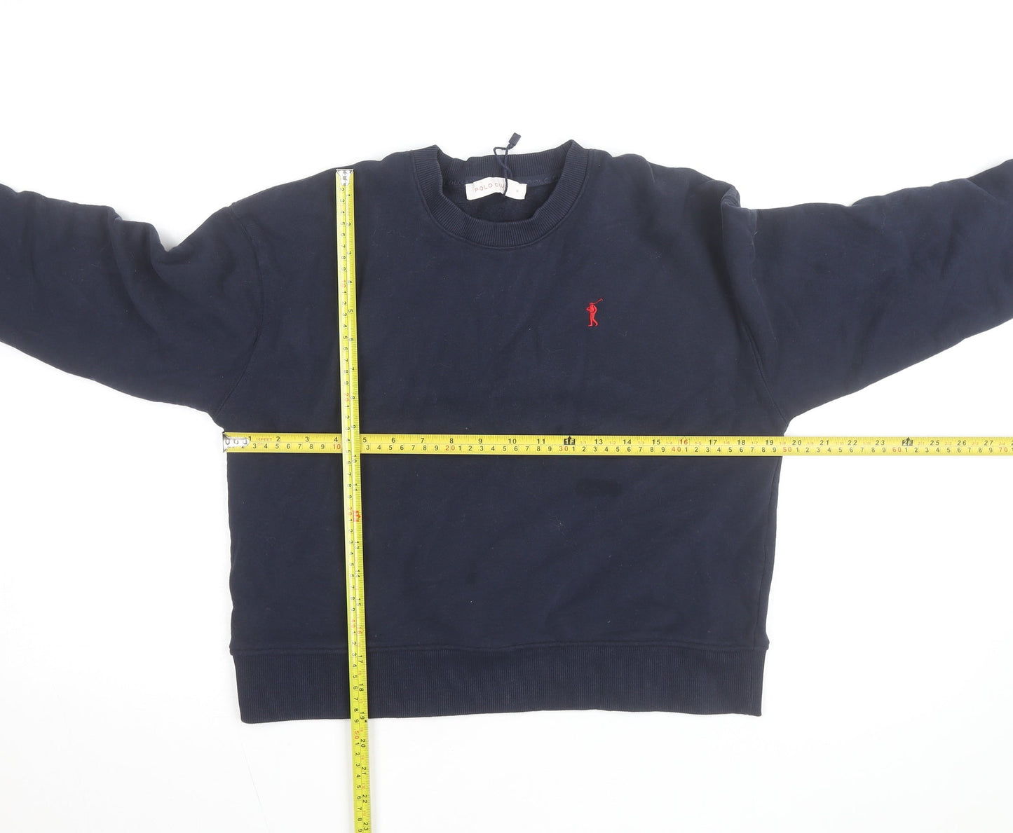 Polo Club Men's Blue Crew Neck Pullover Sweatshirt M