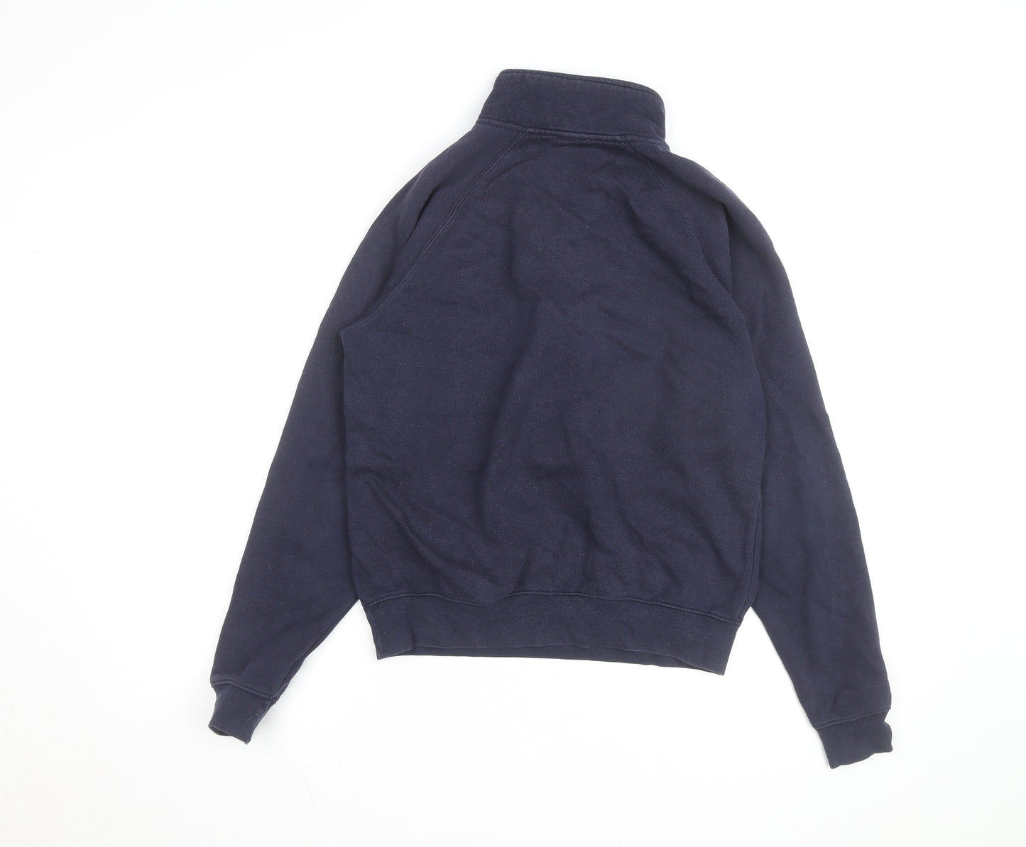 Goose & Gander Men Blue 1/4 Zip Fleece Sweatshirt L