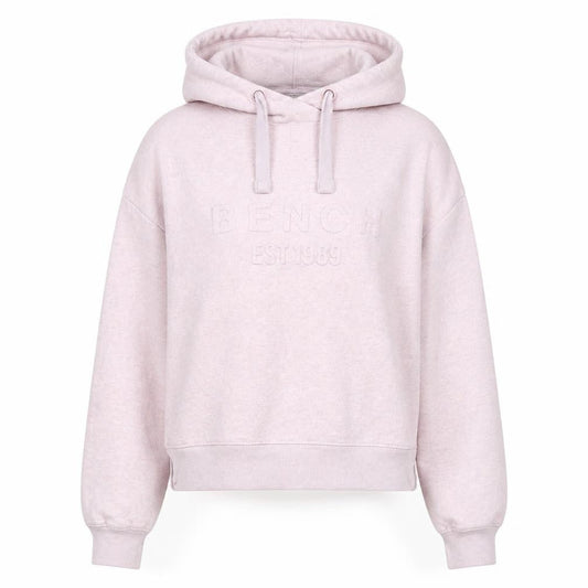 Bench Womens Pink Hoodie Size 10 Pullover Cotton Blend Casual