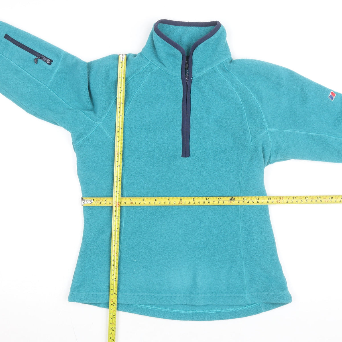 Berghaus Women's Blue Fleece Half Zip Activewear Jacket Size 8