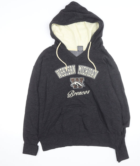Stadium Athletics Men's Grey Pullover Hoodie M Western Michigan Broncos
