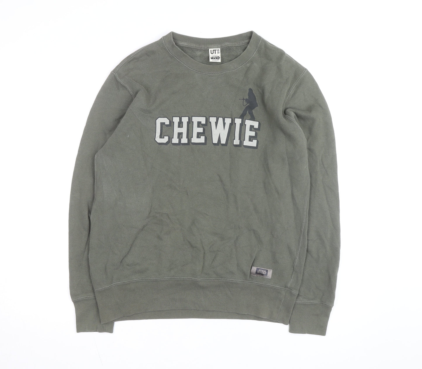 Uniqlo Men’s Green Chewie Star Wars Graphic Pullover Sweatshirt L