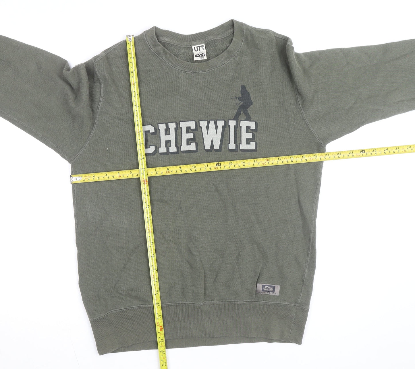 Uniqlo Men’s Green Chewie Star Wars Graphic Pullover Sweatshirt L