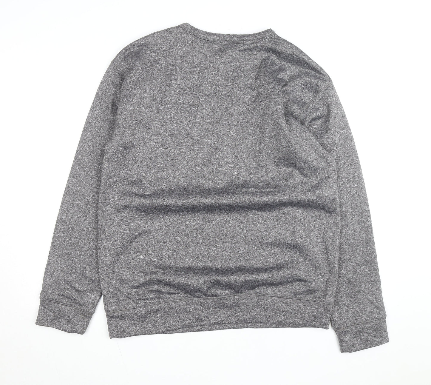 Majestic Section 101 Mens Grey Crew Neck Pullover Sweatshirt M