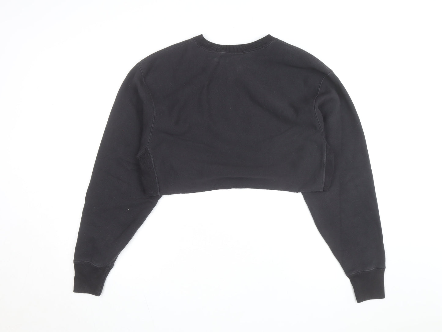 Champion Unisex Black Small Pullover Fleece Sweatshirt