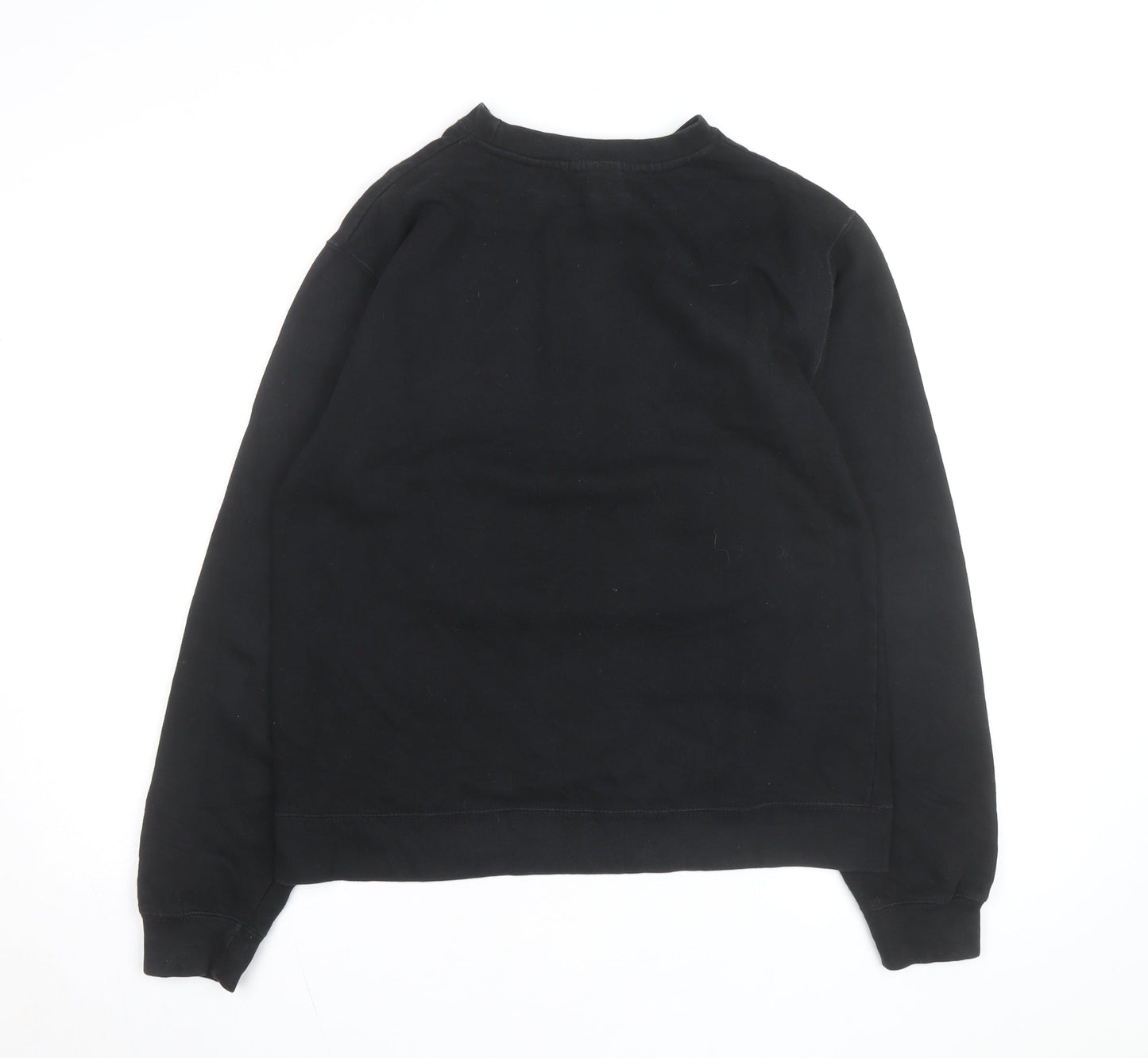Obey Men's Black Small Pullover Graphic Sweatshirt