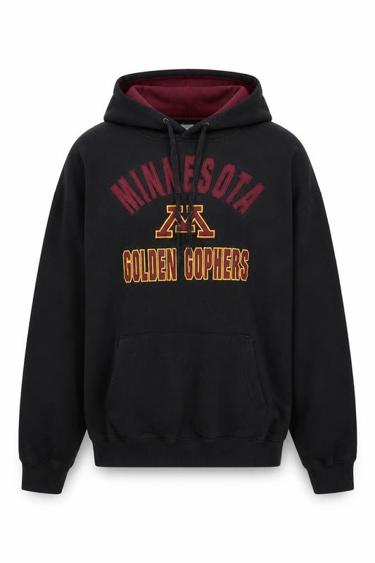 Campus Heritage Mens Black XL Pullover Hoodie Minnesota Golden Gophers