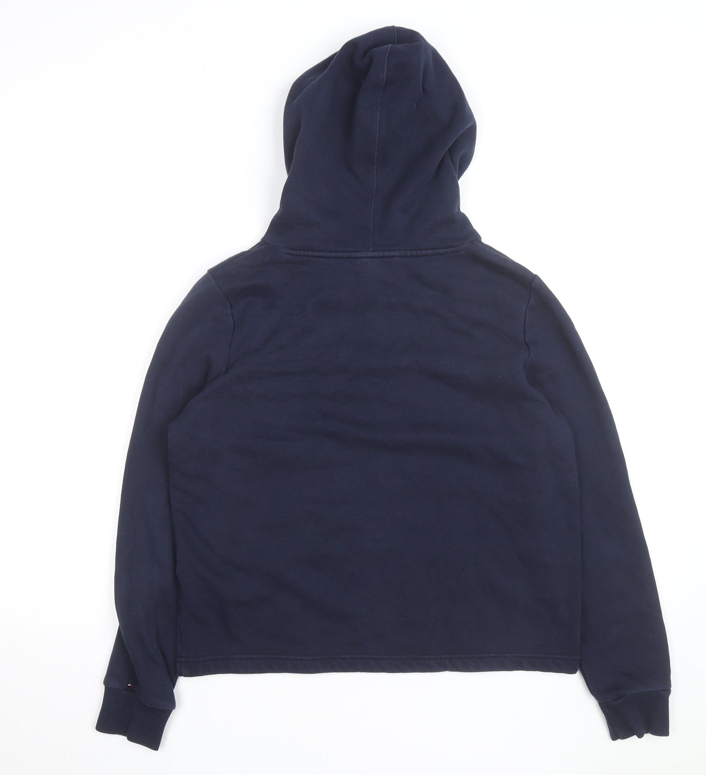 Tommy Hilfiger Boys Blue Colourblock Pullover Hoodie Size S
