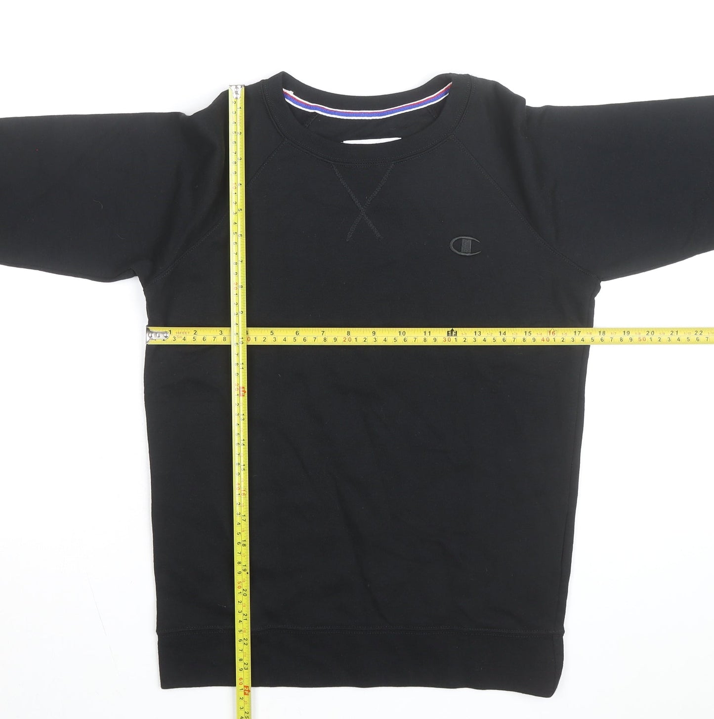 Champion Men's Black XS Crew Neck Pullover Sweatshirt