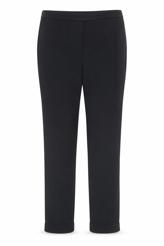 Marks and Spencer Women Black Slim Ankle Trousers Size 12 Regular
