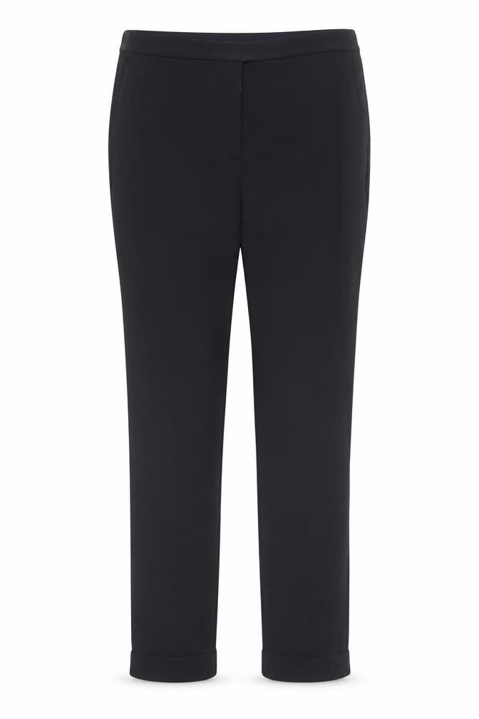 Marks & Spencer Women Black Slim Ankle Trousers Size 12 Regular