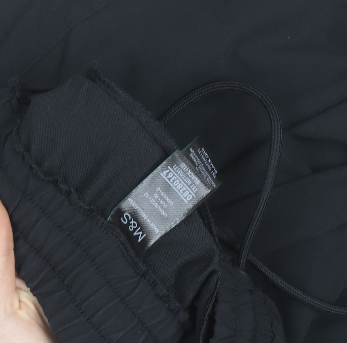 Marks & Spencer Womens Black XS Jogger Activewear Trousers