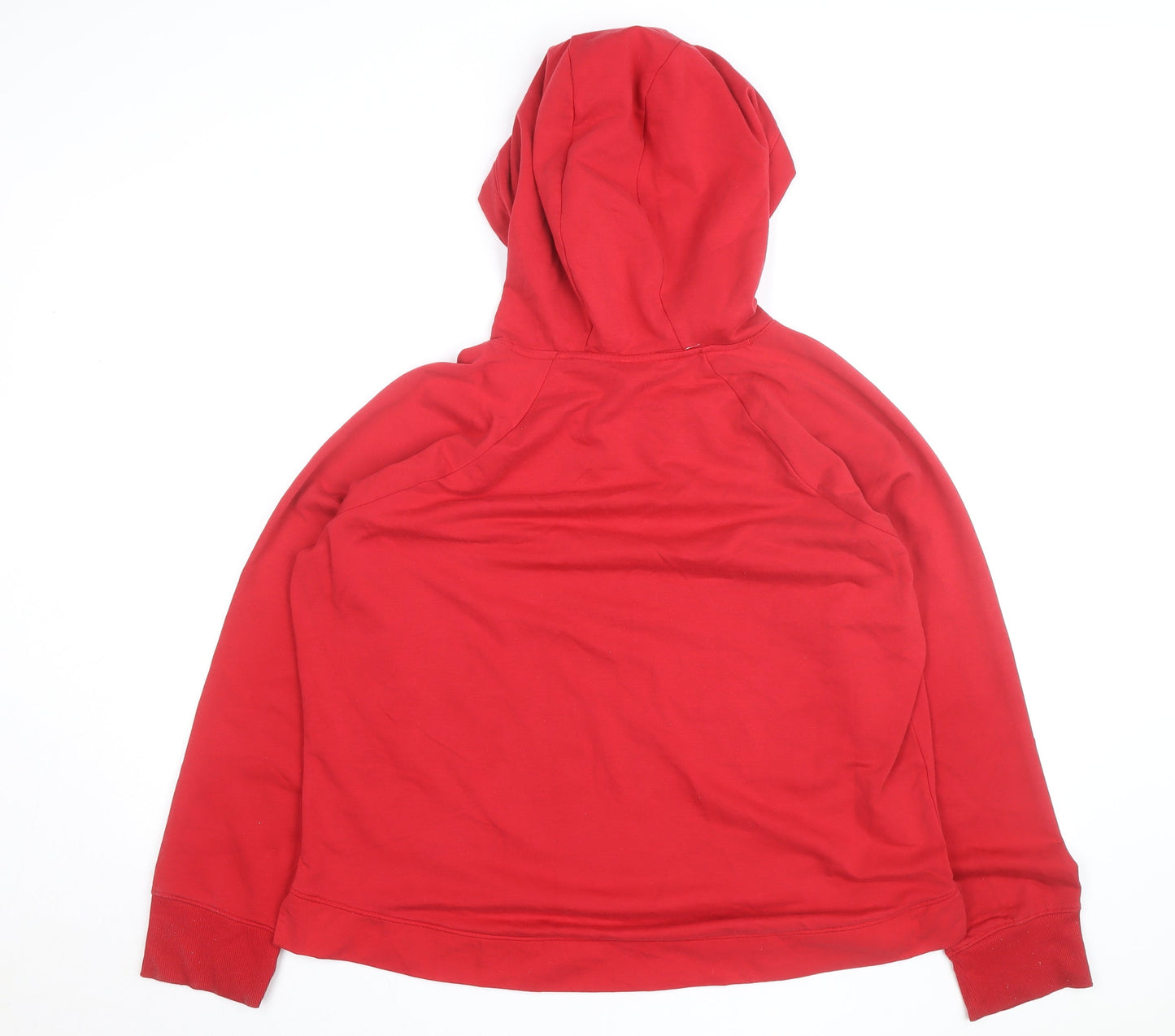 Athletic Works Men's Red Pullover Hoodie XL Fleece Cotton Blend