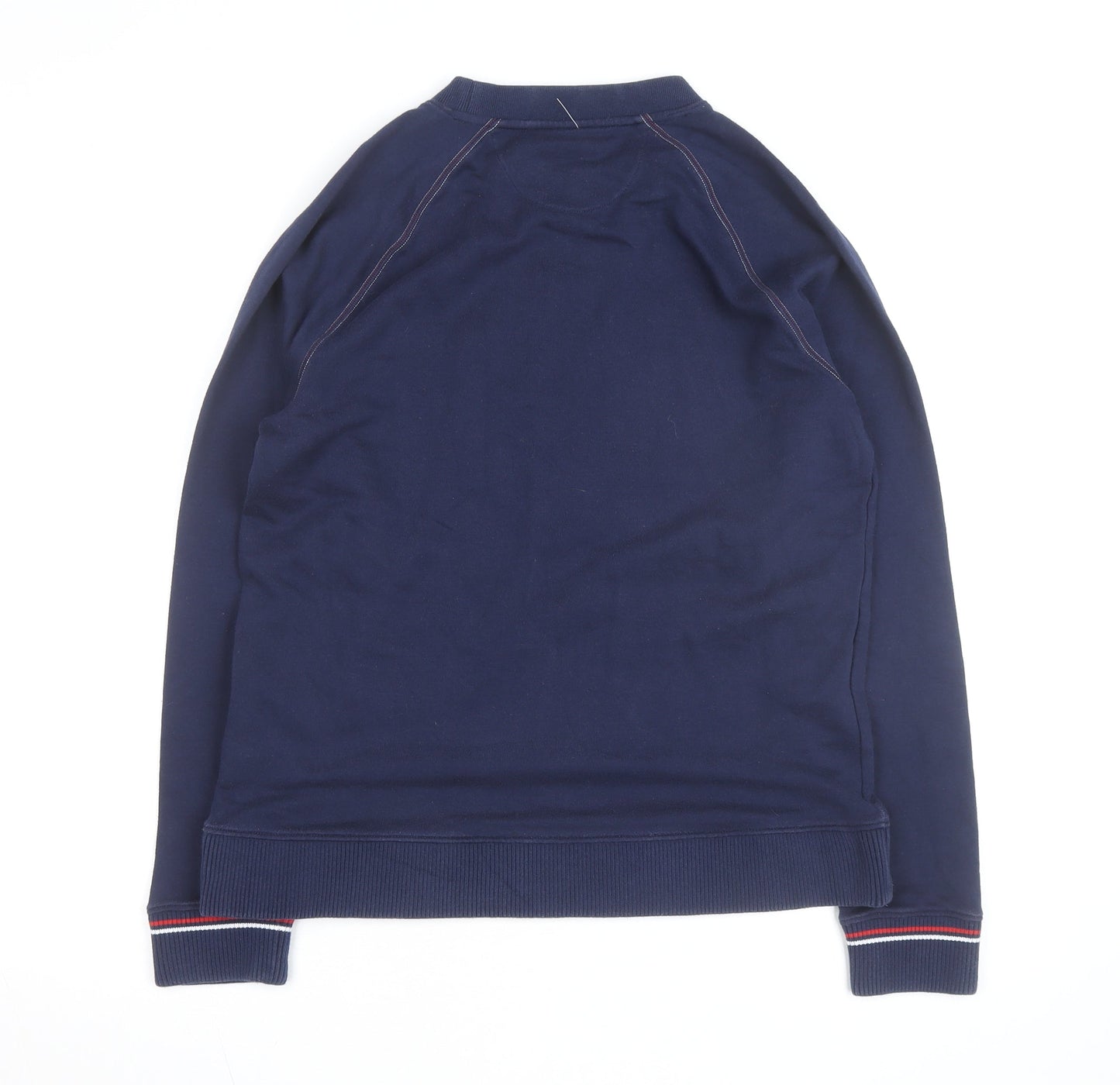 FILA Men's Blue Logo Crew Neck Pullover Sweatshirt Size M