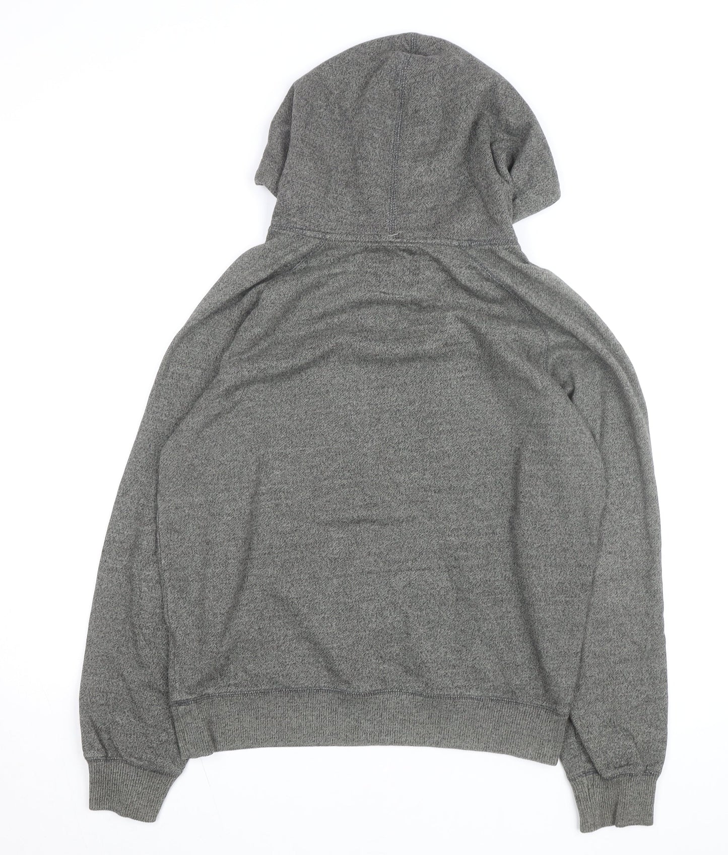 Beaver Canoe Men's Grey Pullover Hoodie Medium Fleece Logo Outdoor