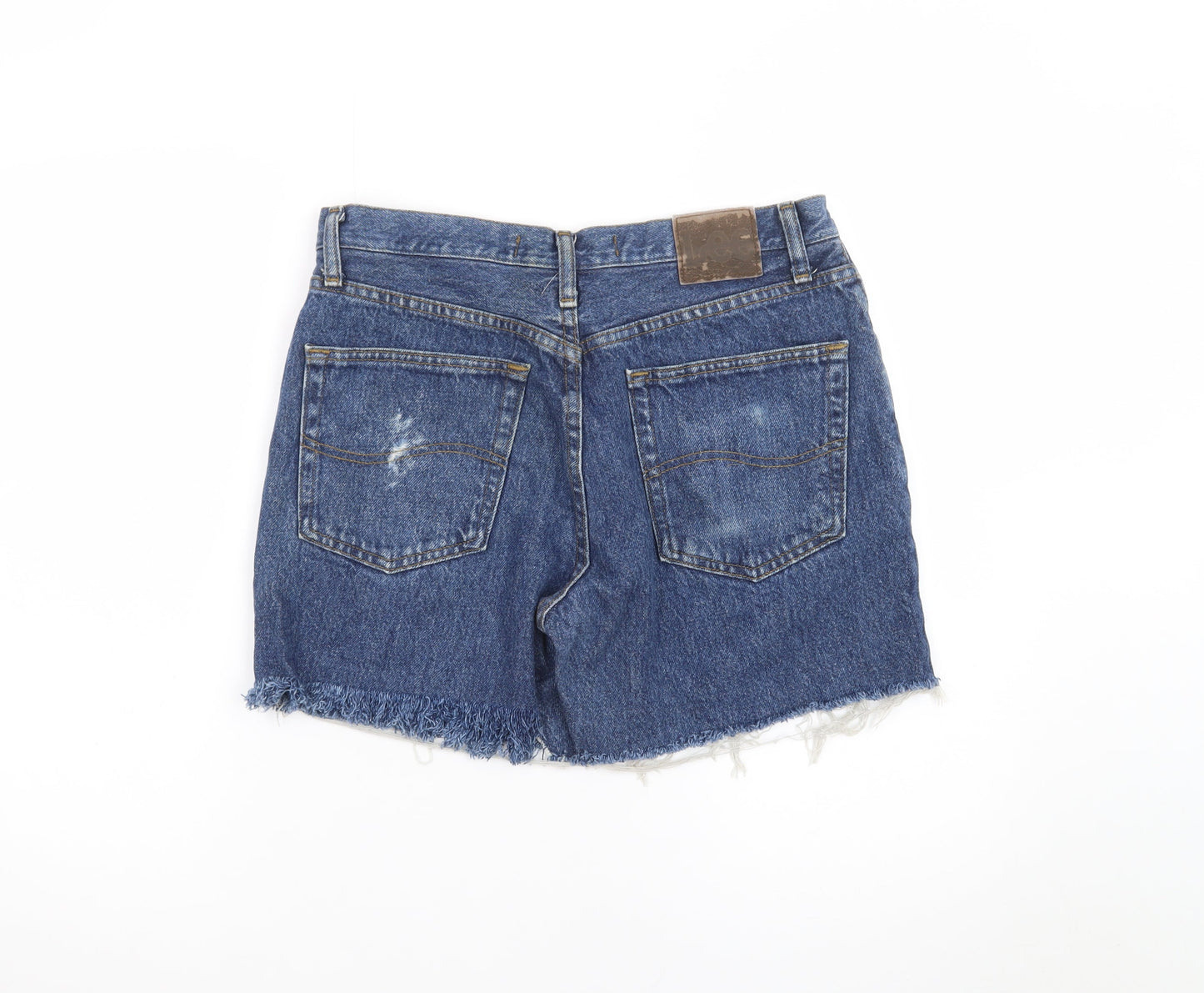 Lee Mens Blue Denim Relaxed Fit Cargo Shorts 32 Regular Cotton