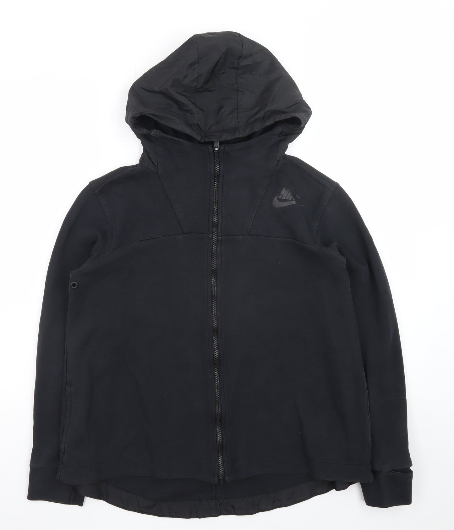 Nike Men's Black Full Zip Hoodie Medium Regular Fit