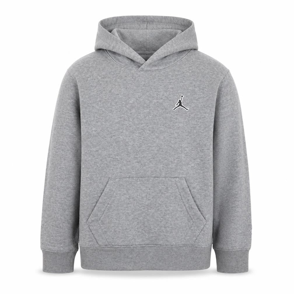 Jordan Boys Grey Hoodie Medium 10-12 Years Pullover Fleece Sweatshirt