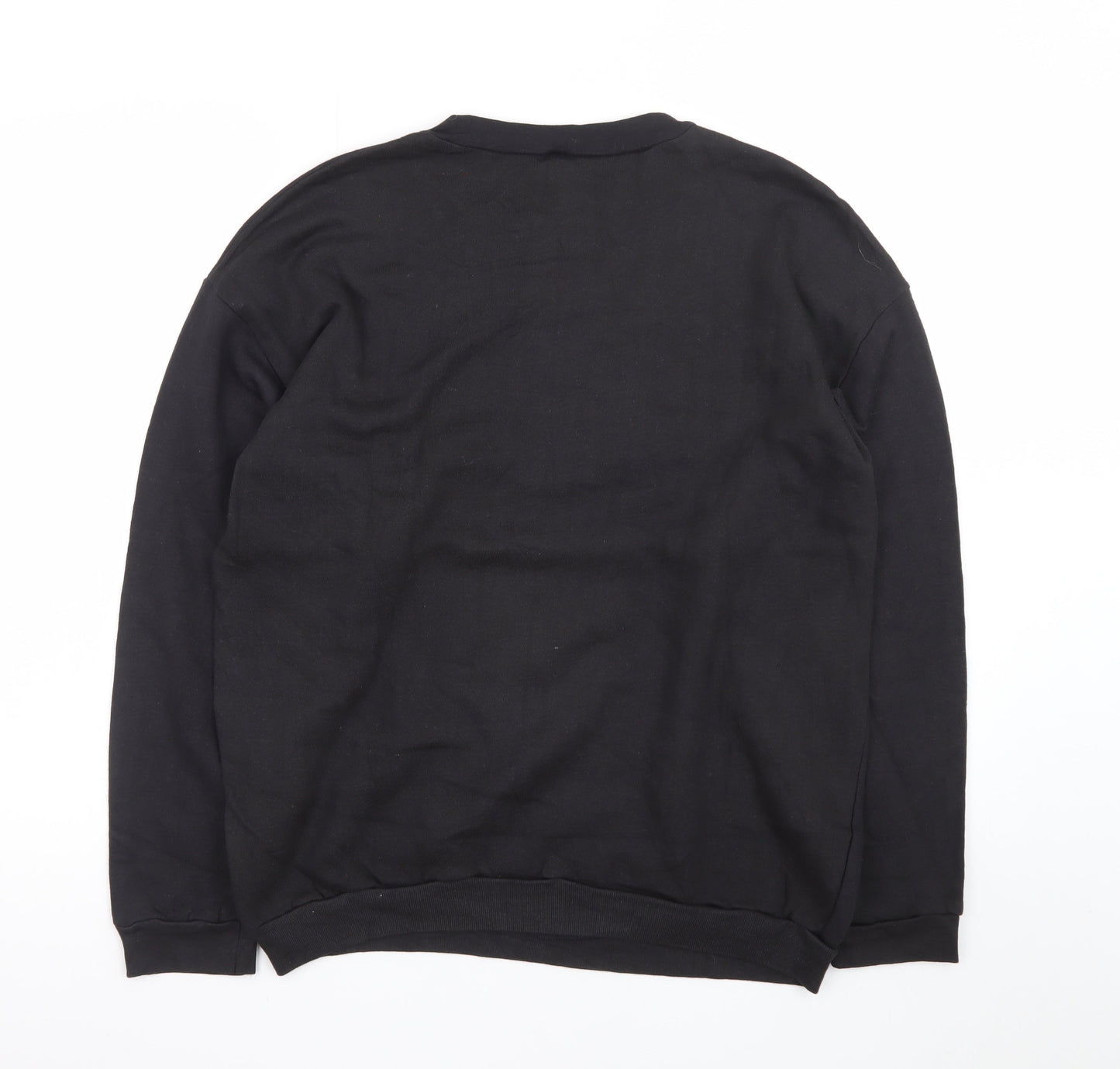 Golden Swan Men’s Black Sydney Australia Embroidered Cotton Sweatshirt L