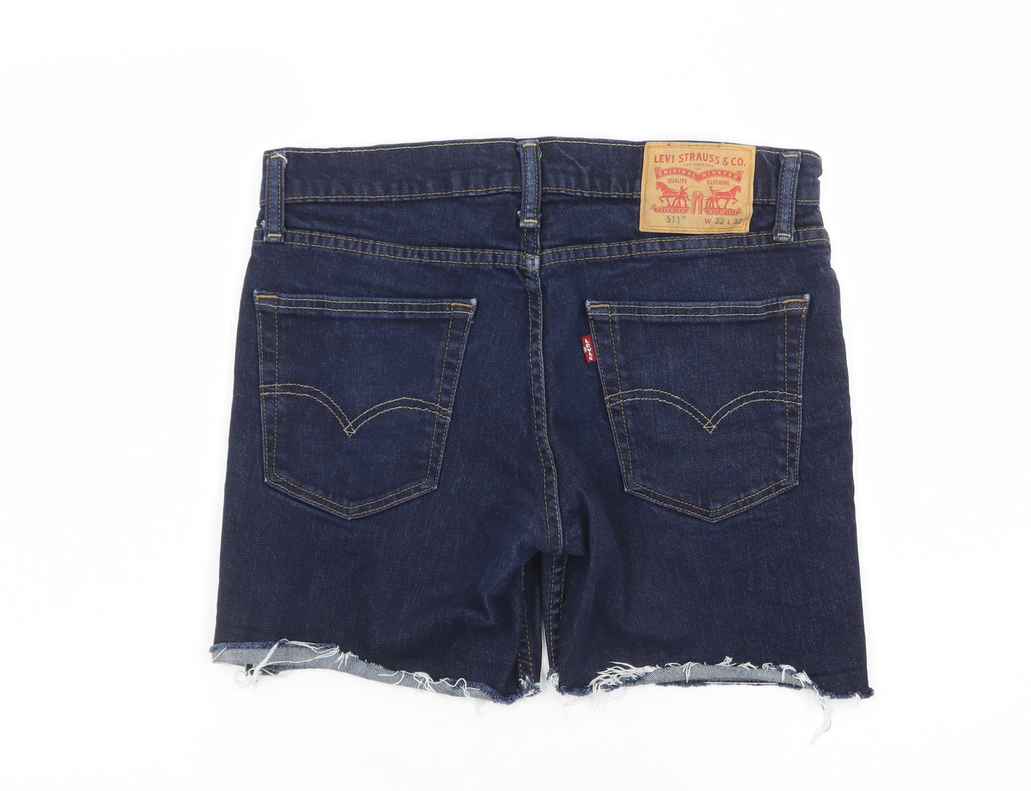 Levi's Men's Blue Denim 511 Slim Fit Jeans Shorts Size 32