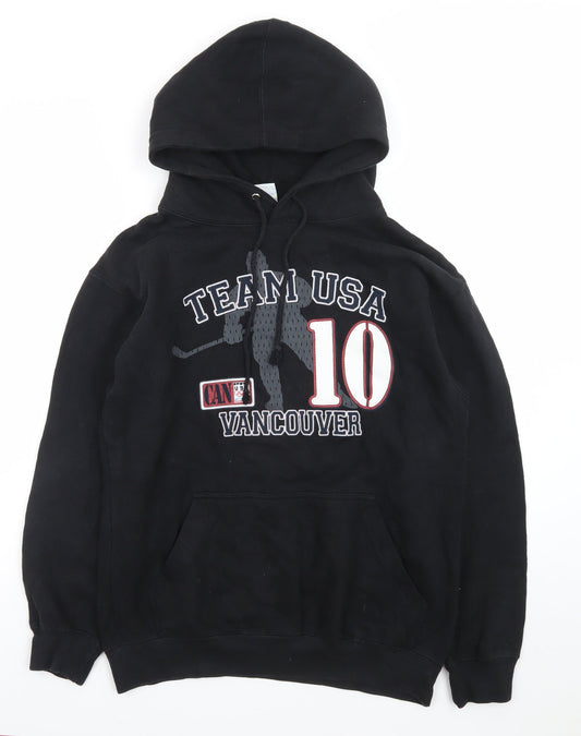 XP Apparel Men's Black Team USA Vancouver Hockey Hoodie Size S