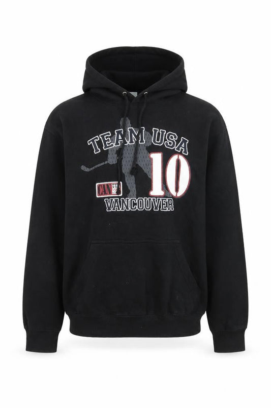 XP Apparel Men's Black Team USA Vancouver Hockey Hoodie Size S