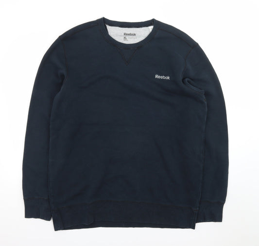 Reebok Men's Blue XL Crew Neck Pullover Sweatshirt