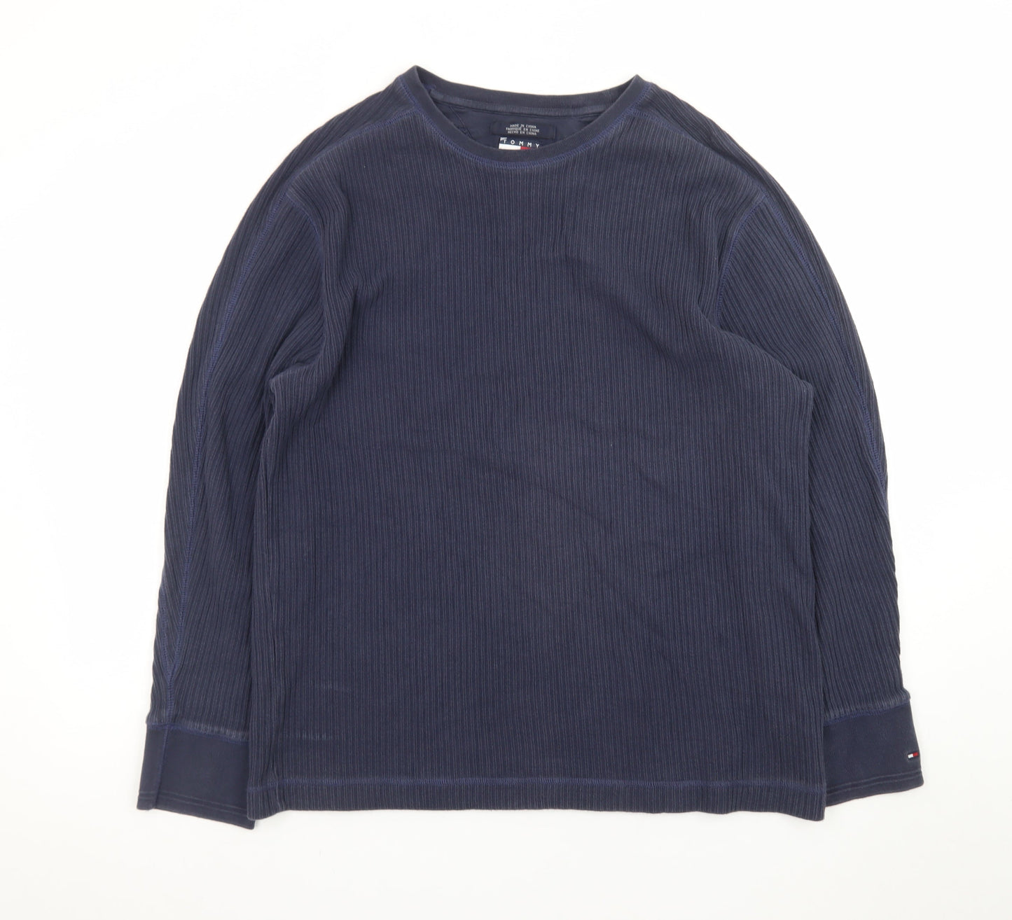 Tommy Hilfiger Men's Blue XL Pullover Crew Neck Sweatshirt
